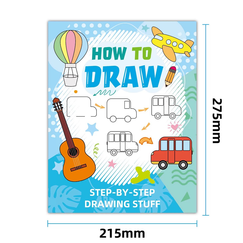 كيفية رسم كتاب رسم كرتوني على  - مراجعة Kids Early Education Books وسعره