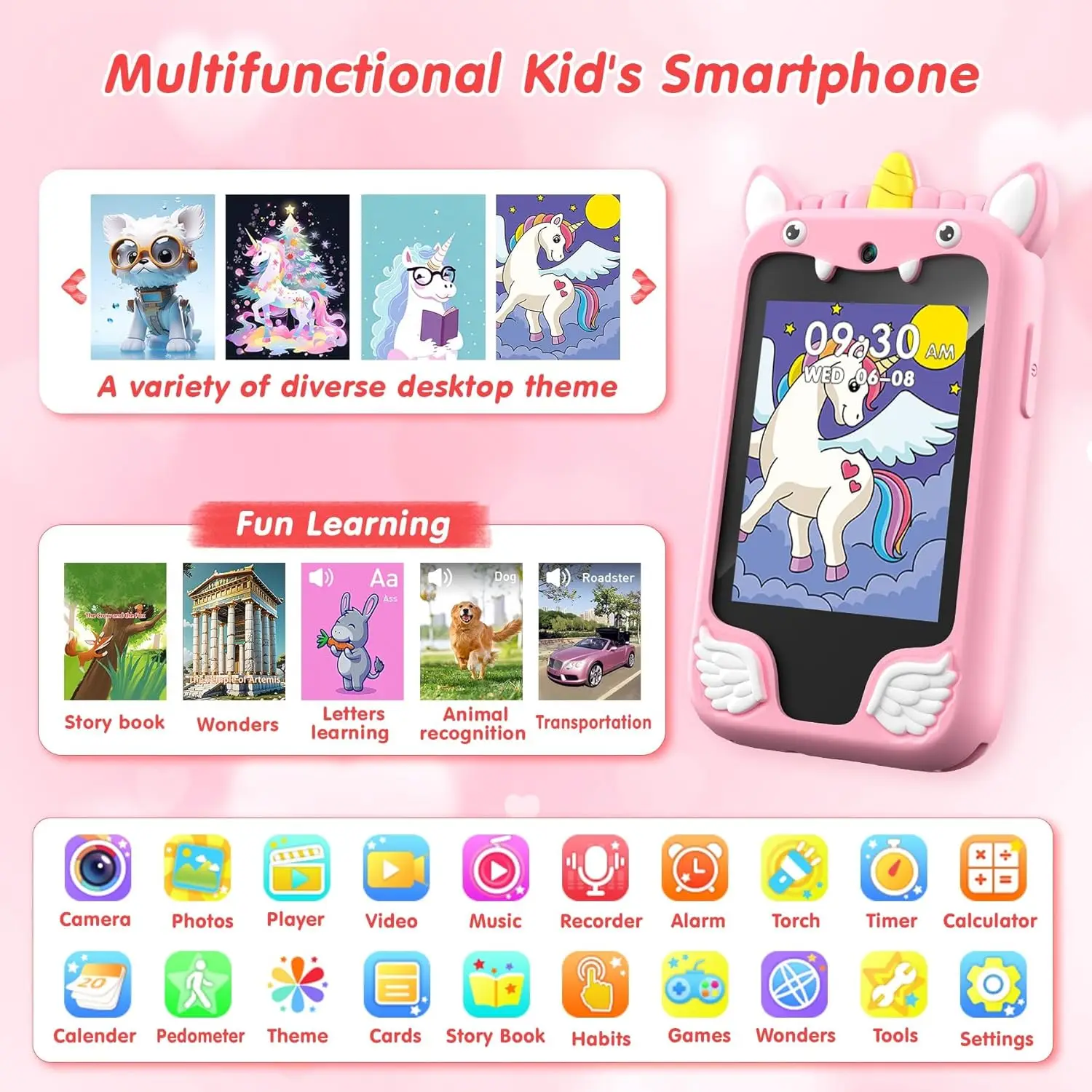 ألعاب كاميرا الهاتف الذكي للأط - مراجعة Kids Education Mobile وسعره