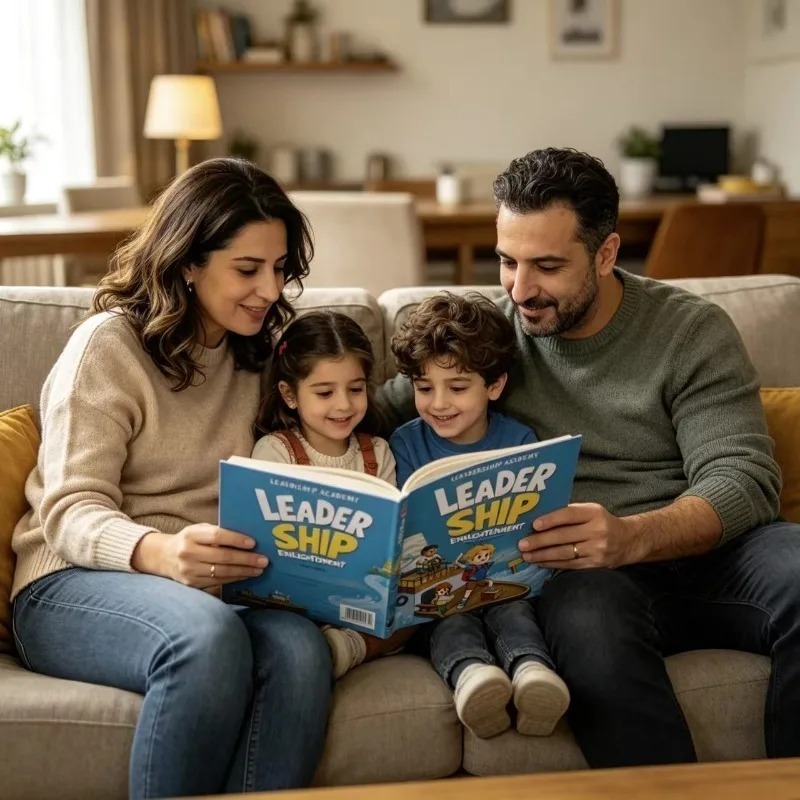 كتاب كوميدي لتنمية القيادة لدى - مراجعة Kids Education Academy وسعره