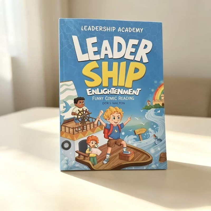 كتاب كوميدي لتنمية القيادة لدى - مراجعة Kids Education Academy وسعره