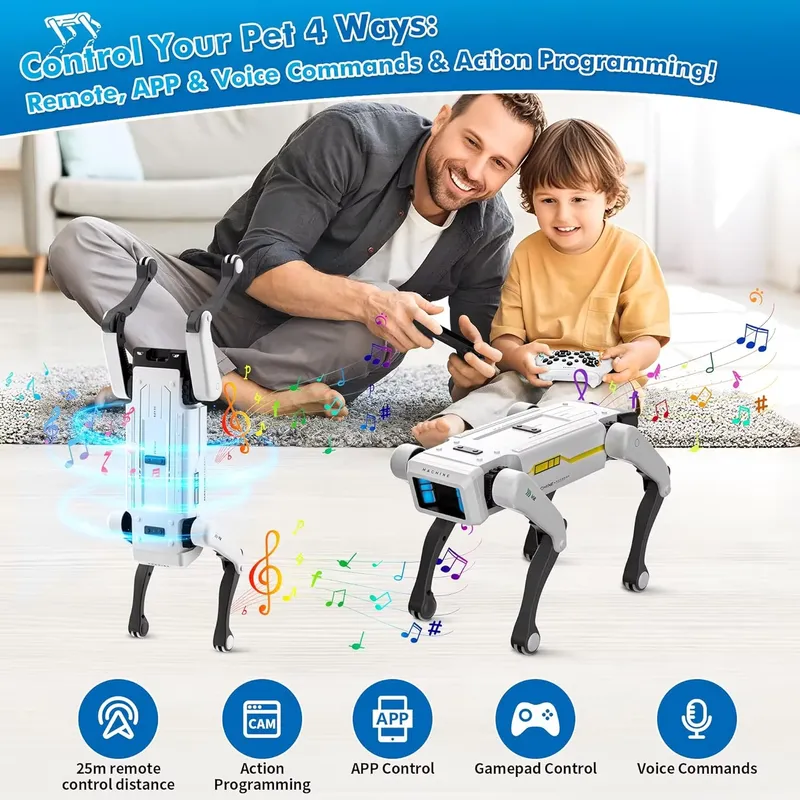 كلب روبوت ذكي تفاعلي، لعبة تعل - مراجعة Kids Education Free App وسعره