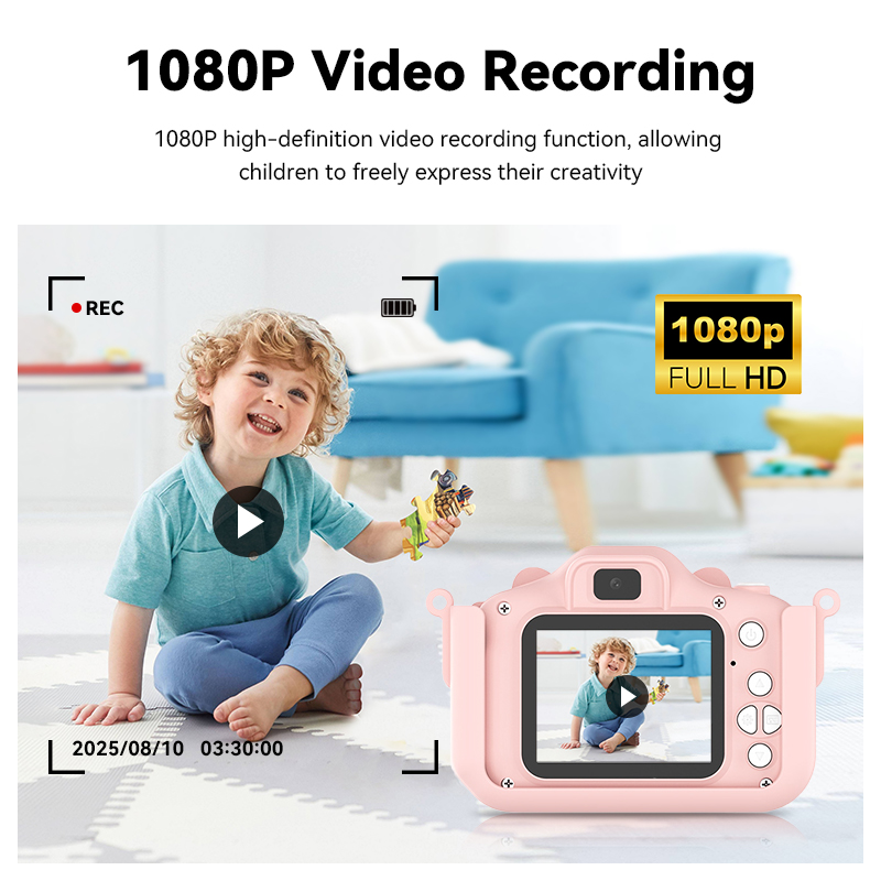 كاميرا الأطفال HD 1080P شاشة ك - مراجعة Kids Education Video وسعره