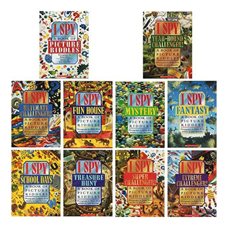 10 كتب مجموعة I Spy Ultimate C - مراجعة Kids Early Education Books وسعره