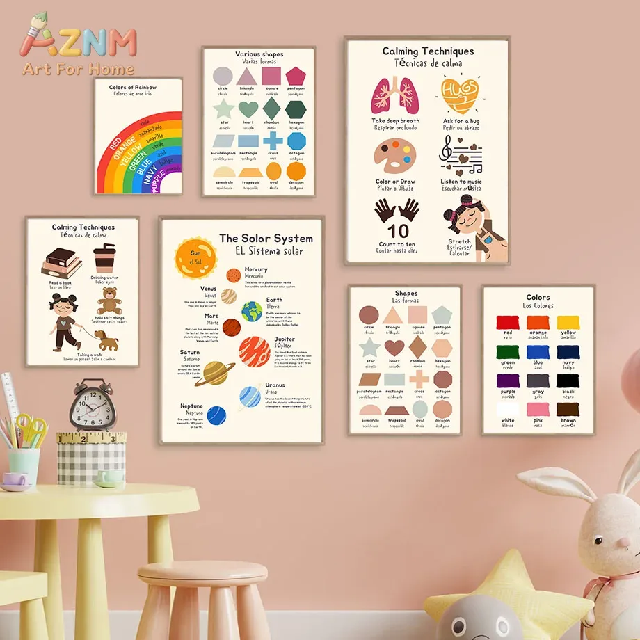 لوحة قماشية تعليمية للأطفال ثن - مراجعة Kids Education Charts وسعره