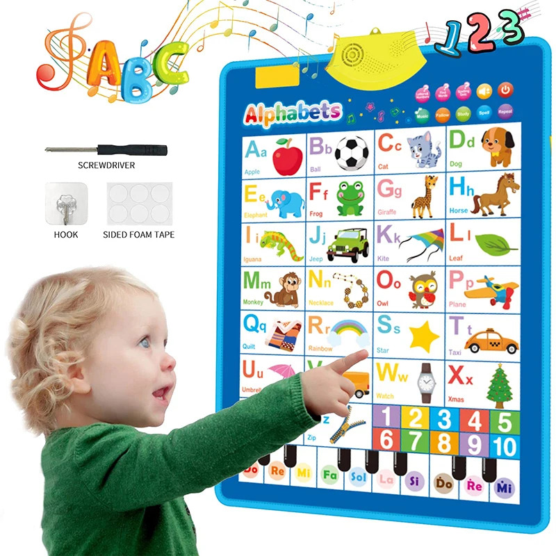 مخطط حائط للأبجدية الإنجليزية  - مراجعة Kids Education Charts وسعره
